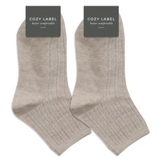 코지라벨 여성용 포근한 클래식 꽈배기 짜임 중목 양말
