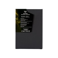 마스터 검정 캔버스 F형 33.4 x 24.2 cm, 4호, 1개