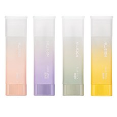 Deli Nusain 透明三角口紅膠 NS150, 21g, 12個