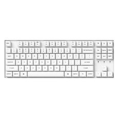 키크론 K8 Pro ABS 유무선 RGB 기계식 핫스왑 키보드, 화이트, K8P-P9, 저소음 바나나축