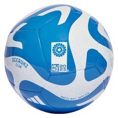 adidas 愛迪達 Oceans足球俱樂部4號 藍白色 HZ6933, HZ6933-4, 1個