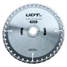 유디티 목재용 팁쏘 R 165 x 20 mm 509-6181, 1개