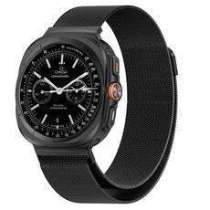 스토리링크 갤럭시워치 밀레니즈 루프 스트랩, 블랙, 1개