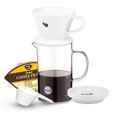 Comac 玻璃燒杯白色磁性滴水套裝, 600ml, 1組, 5種