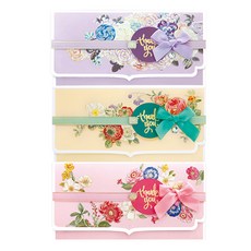 From&To 都會花卉緞帶禮金袋, 3個, FB230-1, FB230-2, FB230-3