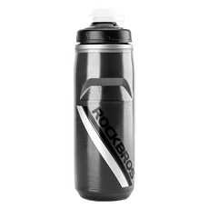 ROCKBROS 洛克兄弟 運動保冷水壺 3521002, 黑色Logo, 1個, 620ml