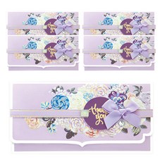 From&To 都會花卉緞帶零用錢信封, 5個, FB230-1