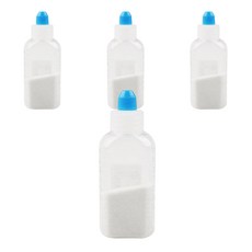 유니아트 반짝이 가루 메탈, 4개, 흰색