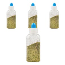 유니아트 반짝이 가루 레인보우, 4개, 금색