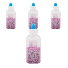 유니아트 반짝이 가루 메탈, 4개, 분홍