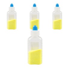 유니아트 반짝이 가루 레인보우, 4개, 노랑