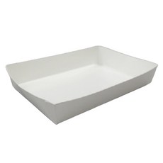 天運包裝 白色紙盤 天運包裝 白色方形托盤 33號, 1個, 100入