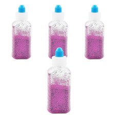 유니아트 반짝이 가루 메탈, 4개, 진분홍