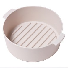 DALPAENGI LIVING Cuisine de Maman 矽膠氣炸鍋容器 M, 奶油白, 1個