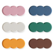 ade.l 三重矽膠筷匙架, 春季, 6個