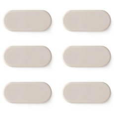 ade.l ilips 矽膠湯匙筷架, 6個, 米色