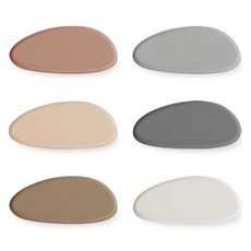 ade.l 鵝卵石矽膠筷架 6件組, 1套, 冬季