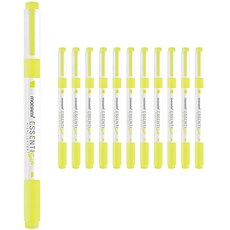 모나미 에센티 트윈 형광펜, 형광 옐로, 12개