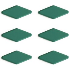 ade.l 鑽石矽膠湯匙筷架, 卡其色, 6個