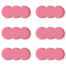 ade.l 三重矽膠筷匙架, 奶油粉, 6個