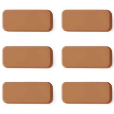 ade.l Oblong矽膠餐具架, 焦糖色, 6個