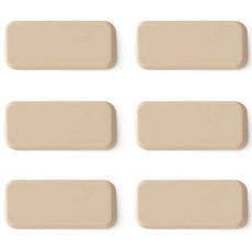 ade.l Oblong矽膠餐具架, 奶茶色, 6個