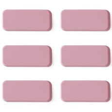 ade.l 橢圓形矽膠湯匙筷架, 乾燥玫瑰粉, 6個