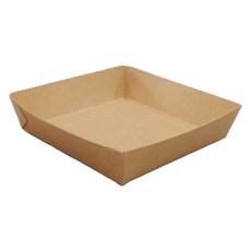 KP托盤 多用途紙盤 牛皮紙托盤 方形小號, 1個, 200入