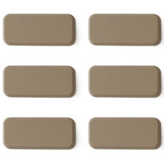 ade.l Oblong矽膠餐具架, 沙米色, 6個