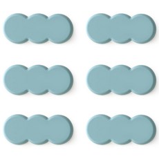 ade.l 三重矽膠筷匙架, 薄荷, 6個