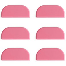 ade.l 拱形矽膠筷匙架, 奶油粉, 6個