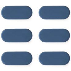 ade.l ilips 矽膠湯匙筷架, 6個, 土耳其藍