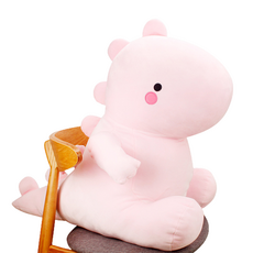 Putro Lab 療癒恐龍麻糬娃娃, 粉紅色, 25cm, 1個