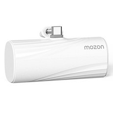 모즈온 일체형 도킹형 미니 보조배터리 4000mAh C타입, VM-PA4SICP, 화이트