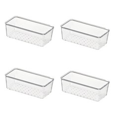 Ju and Ji 多功能壓克力透明收納保管托盤 15 x 7.5 x 5.6 cm, 4個, B款