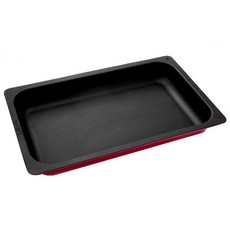 LAVA 라바 직사각 주물 밧트 53 x 32 cm 외부 레드 내부 블랙, 1개, 53cm