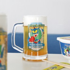 Colley 蠟筆小新 動感超人 啤酒杯 400ml, 1個