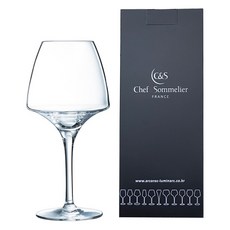 셰프앤소믈리에 키친초이스 유니버셜 와인잔 400ml + 선물박스 세트, 1세트