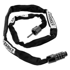 ZARKER 鍊條號碼鎖 ZK1190, 1個, 混色