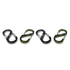 지프 하드 비너 2종 x 2p JPAC240109 + 체리백 세트, 블랙 + 모스그린, 1세트