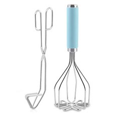 Cuteme 小巧可愛馬鈴薯搗泥器 + 夾子套組 MP364, 1套