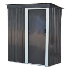 이지하우스 조립식 스틸창고 153 x 77 x 182 cm 고객직접설치, 네이비계열