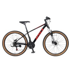 아텍스 25년형 컴포트2600D 66cm 시마노 21단 유압식 디스크 MTB 자전거 미조립, 블랙, 170cm, 1개