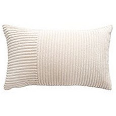 Homeflow 燈芯絨直橫條紋點綴抱枕套