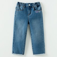여아용 러브진 청바지