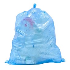 Tamsaa 平底塑膠垃圾袋 藍色, 50L, 100個