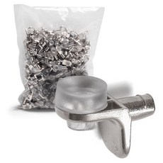 Sonjabisesang 玻璃層架 平頭壁虎 A, 100個, 鍍鉻