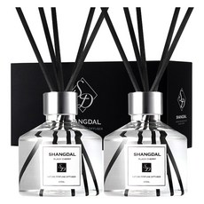 Shangdal 自然香氛擴香 2入 + 擴香棒 10入 + 鋁蓋 2入 組, 黑櫻桃香, 200ml, 1套
