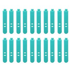 아그노 선정리 실리콘 케이블타이 소형, 민트, 20개