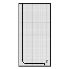 CUREUS PET 貓用拉鍊式防貓門 U型, 黑色, 1個